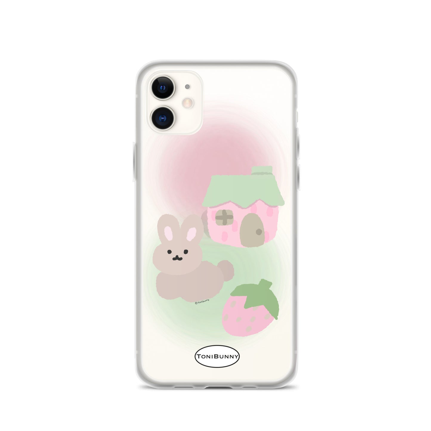 ๐ Pink ToniBunny Cottage iPhone Clear Case ๐