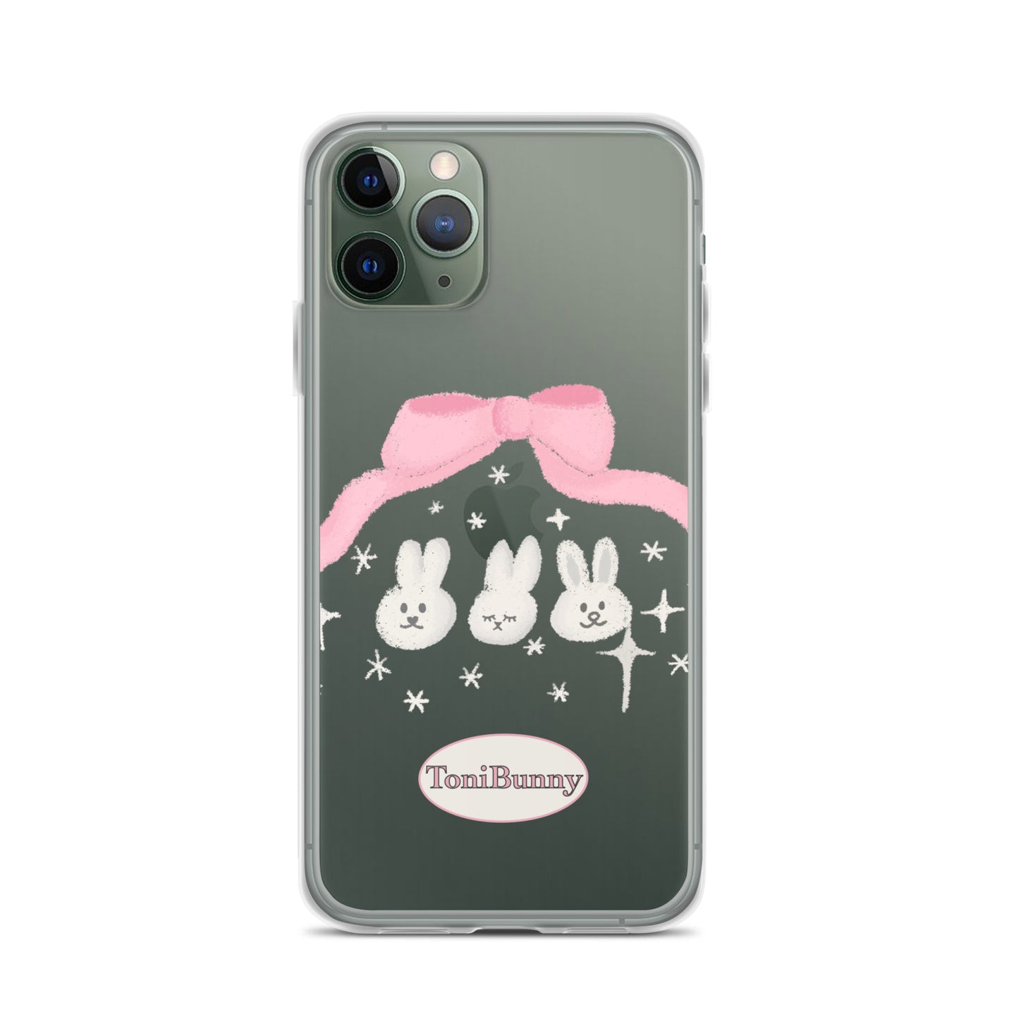 π ToniBunny Ribbon Bunny Friends iPhone Clear Case π