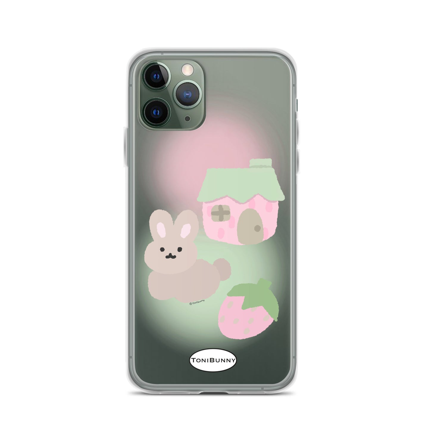 ๐ Pink ToniBunny Cottage iPhone Clear Case ๐