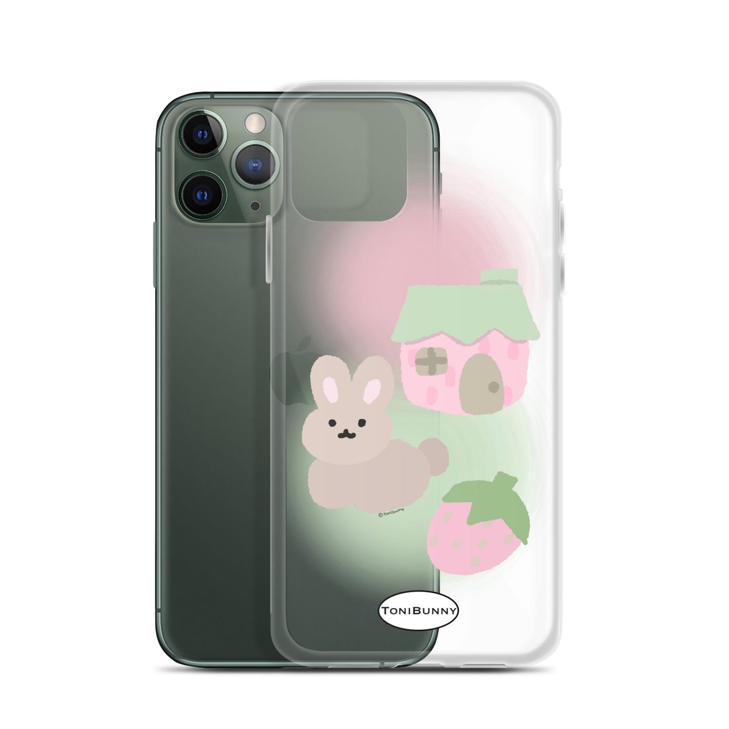 ๐ Pink ToniBunny Cottage iPhone Clear Case ๐