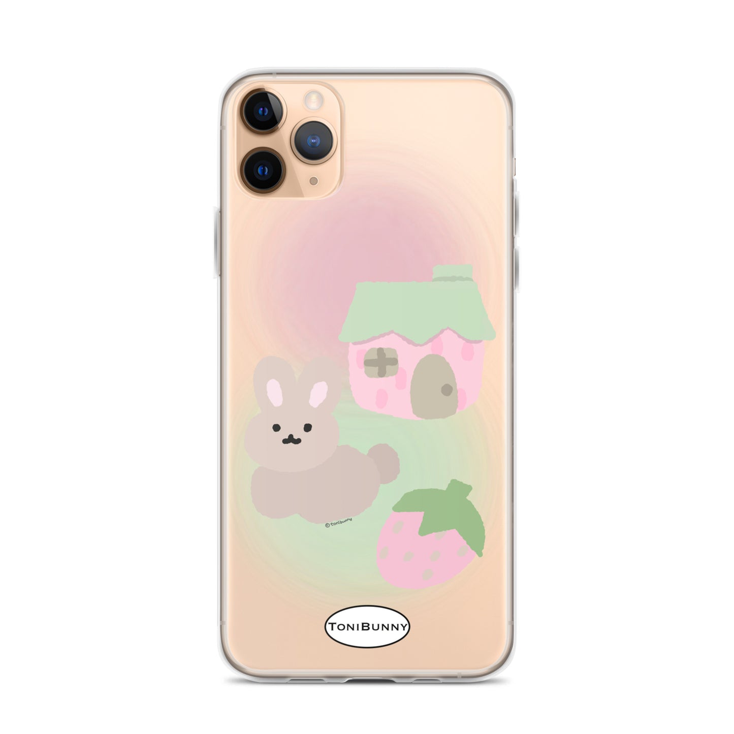 ๐ Pink ToniBunny Cottage iPhone Clear Case ๐