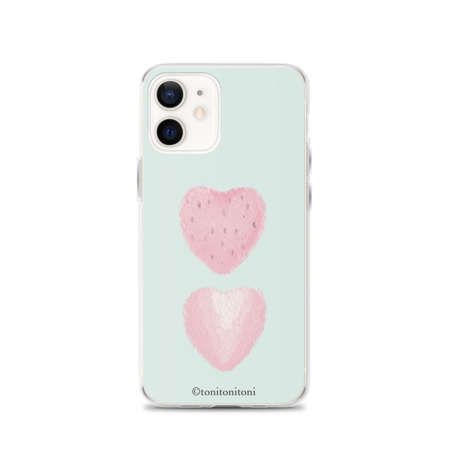 🍓Blue Strawberry iPhone Clear Case🍓