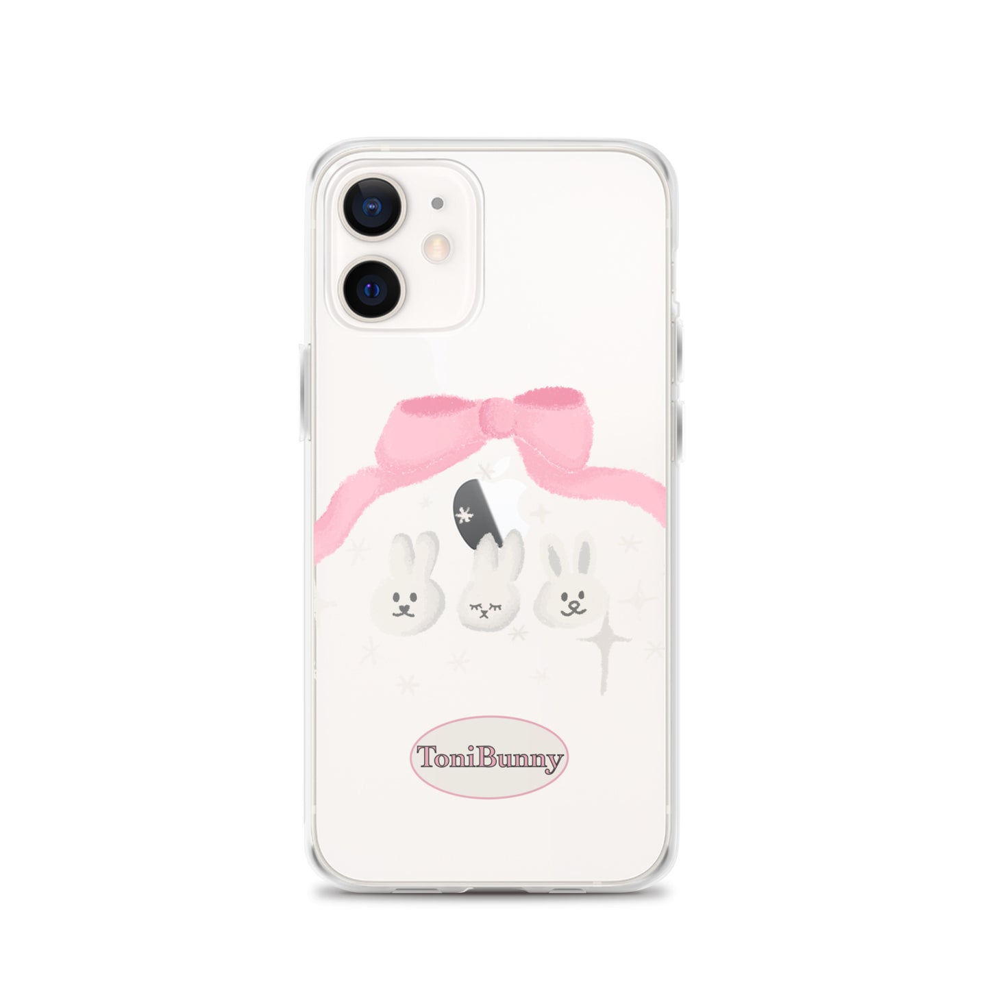 π ToniBunny Ribbon Bunny Friends iPhone Clear Case π