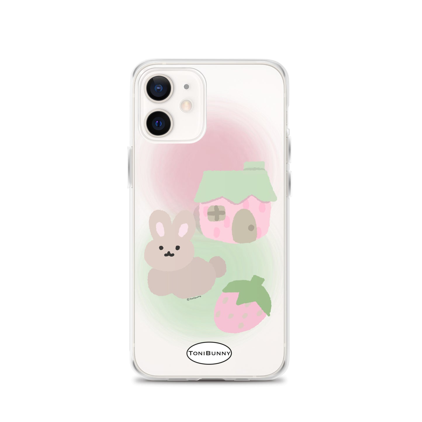 ๐ Pink ToniBunny Cottage iPhone Clear Case ๐