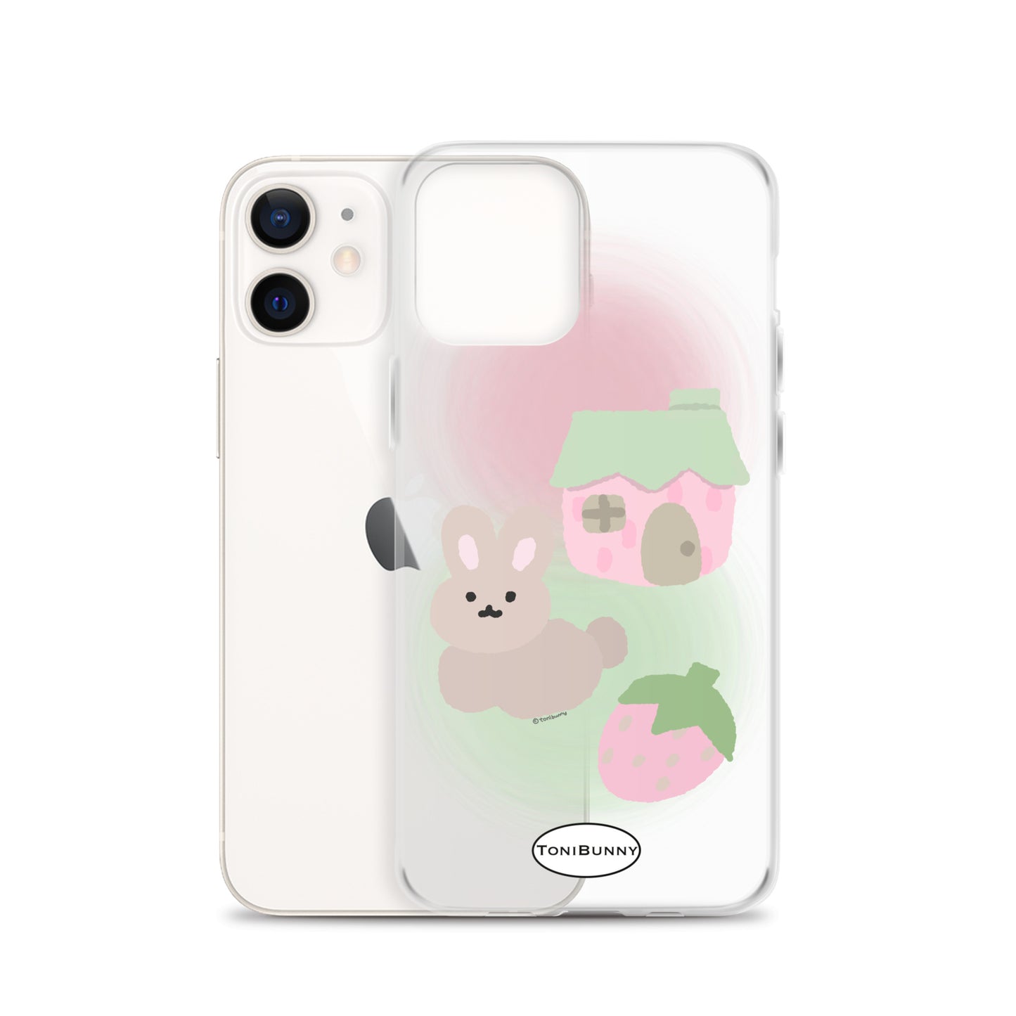 ๐ Pink ToniBunny Cottage iPhone Clear Case ๐
