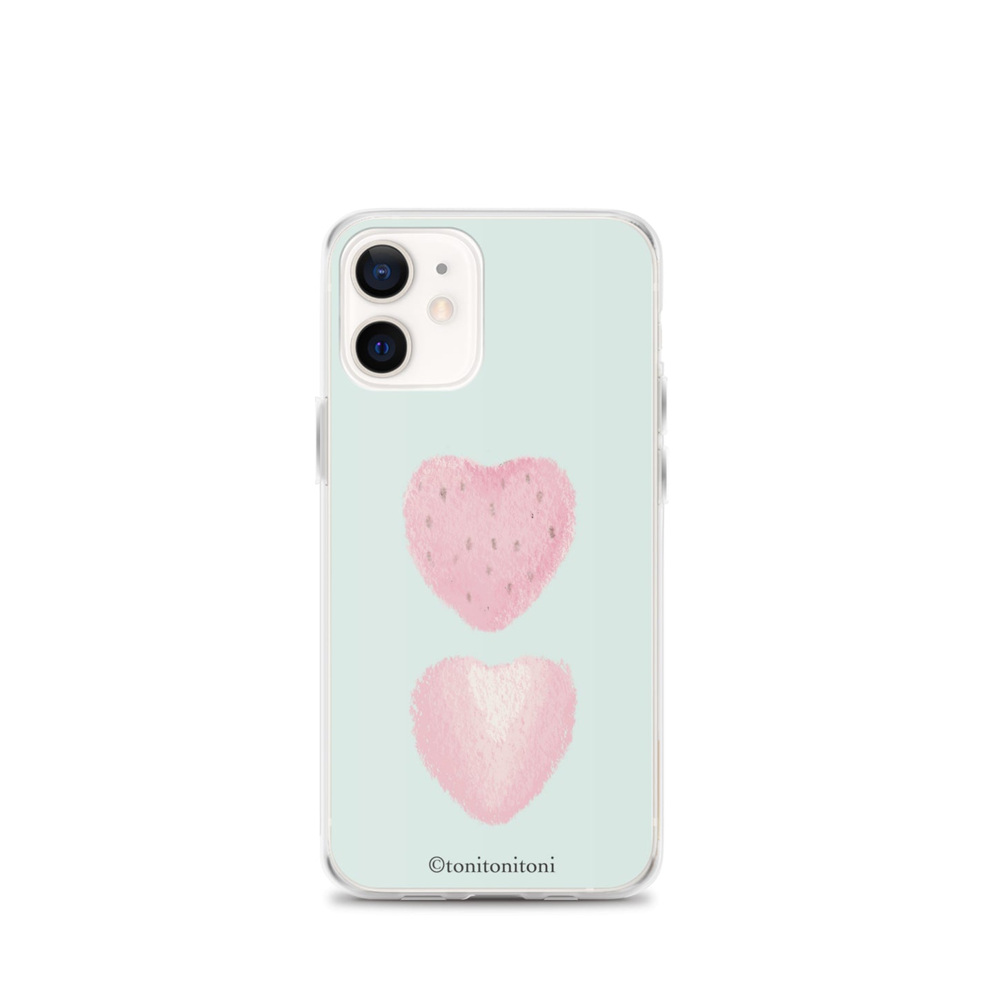 🍓Blue Strawberry iPhone Clear Case🍓