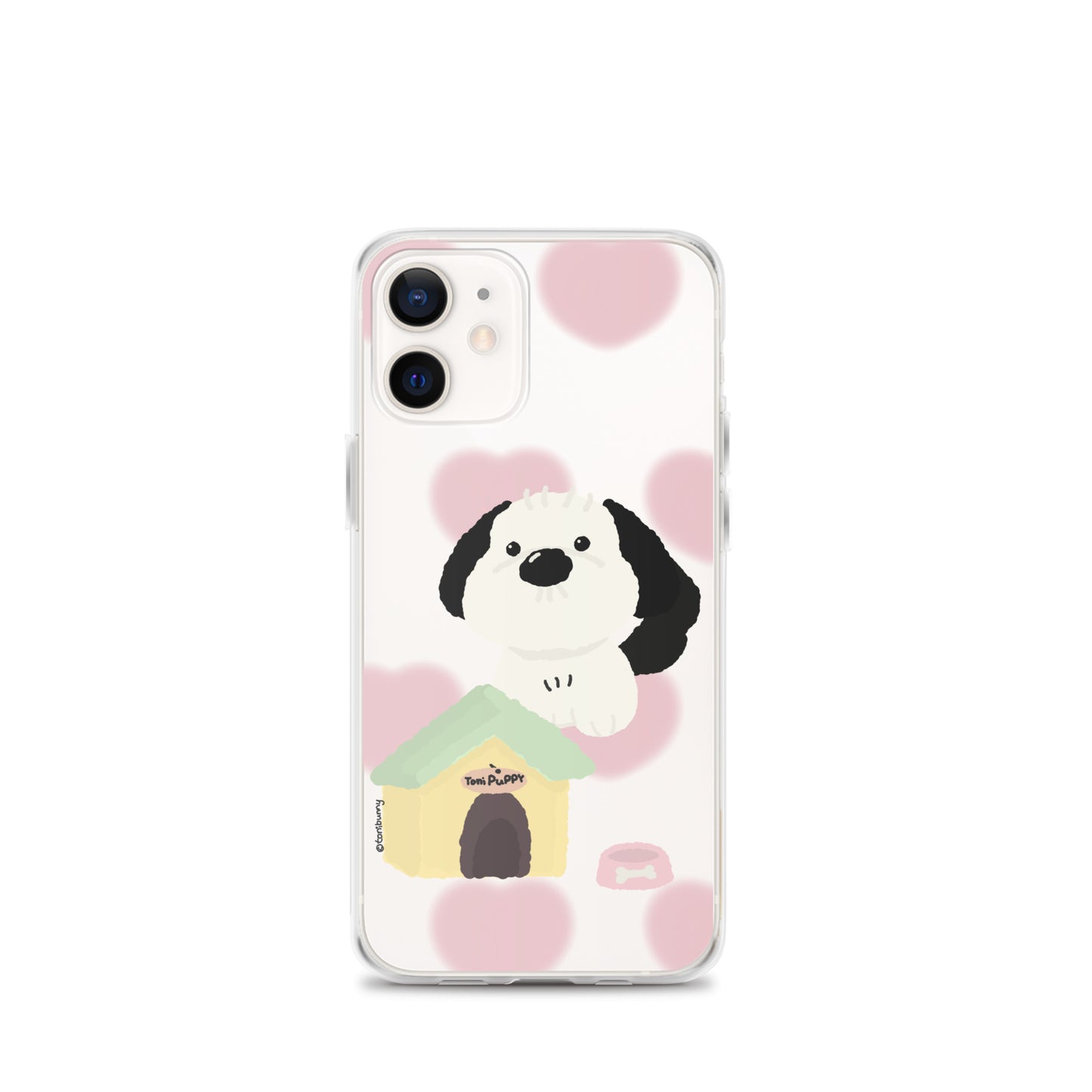 ๐ถ Pink Pattern ToniPuppy iPhone Clear Case ๐ถ