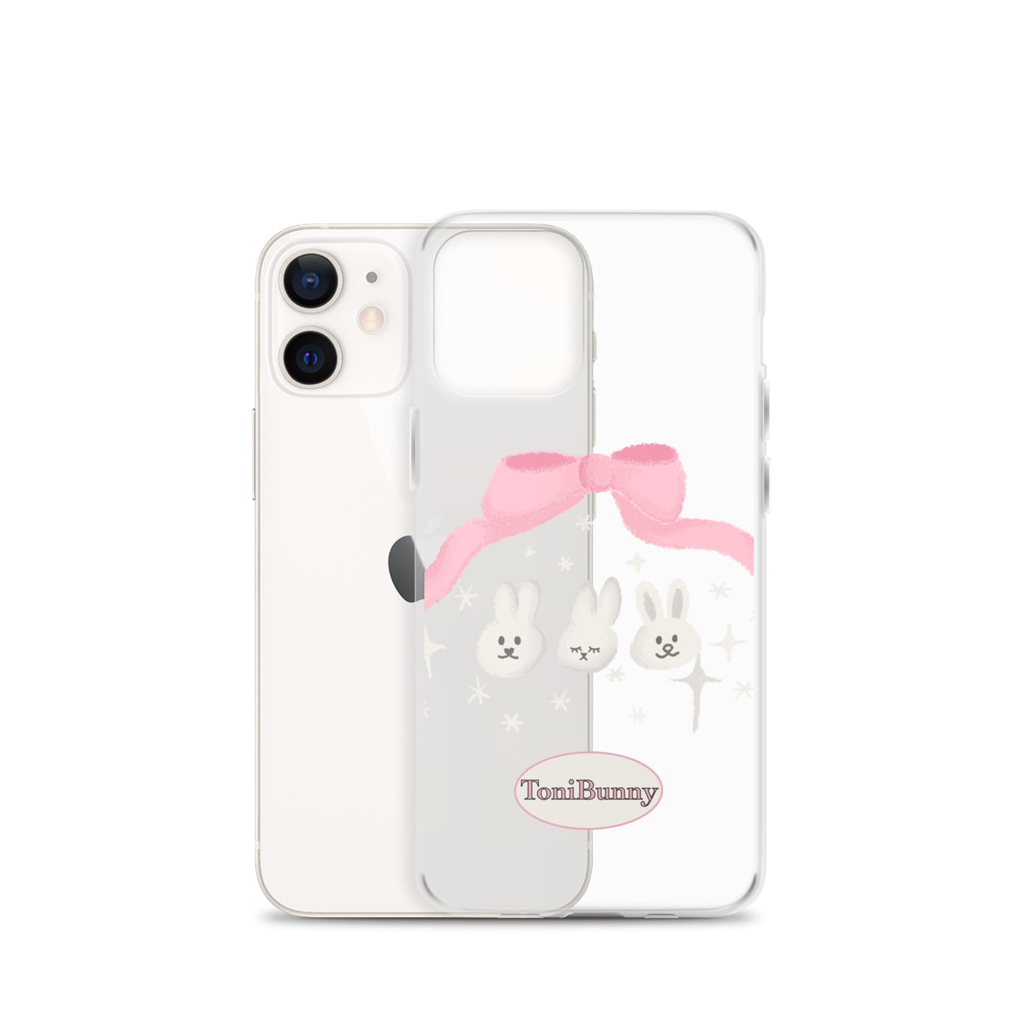 π ToniBunny Ribbon Bunny Friends iPhone Clear Case π