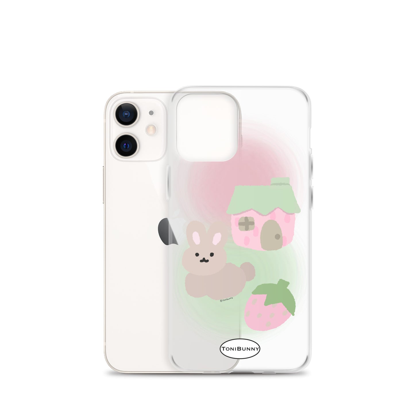 ๐ Pink ToniBunny Cottage iPhone Clear Case ๐
