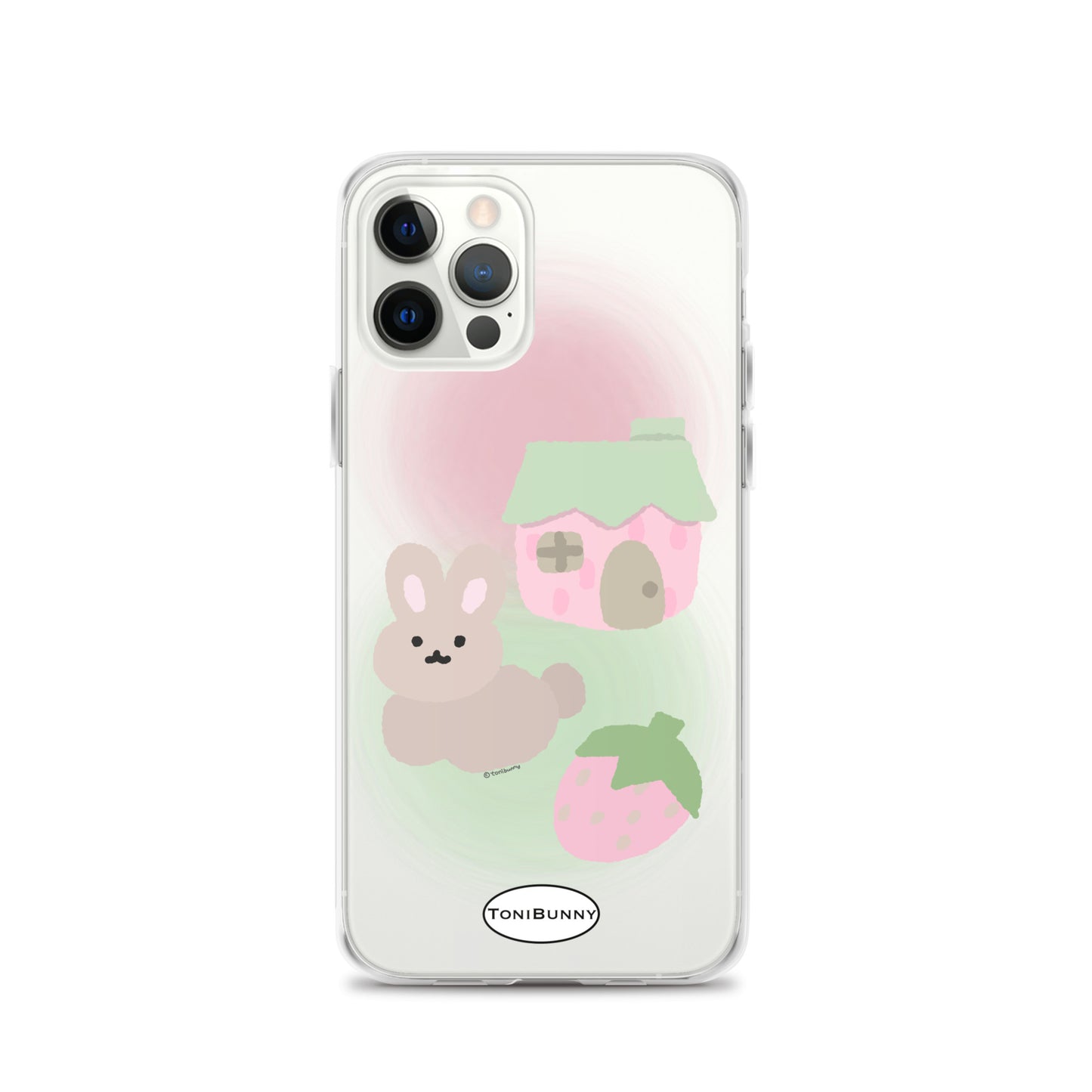 ๐ Pink ToniBunny Cottage iPhone Clear Case ๐