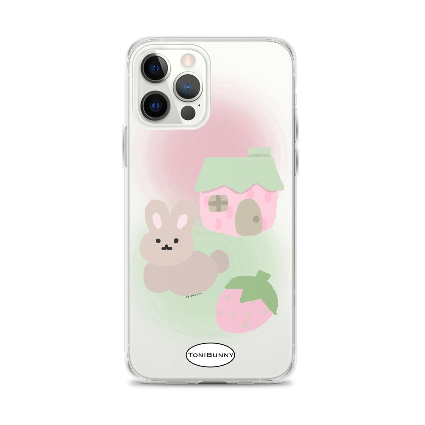 ๐ Pink ToniBunny Cottage iPhone Clear Case ๐