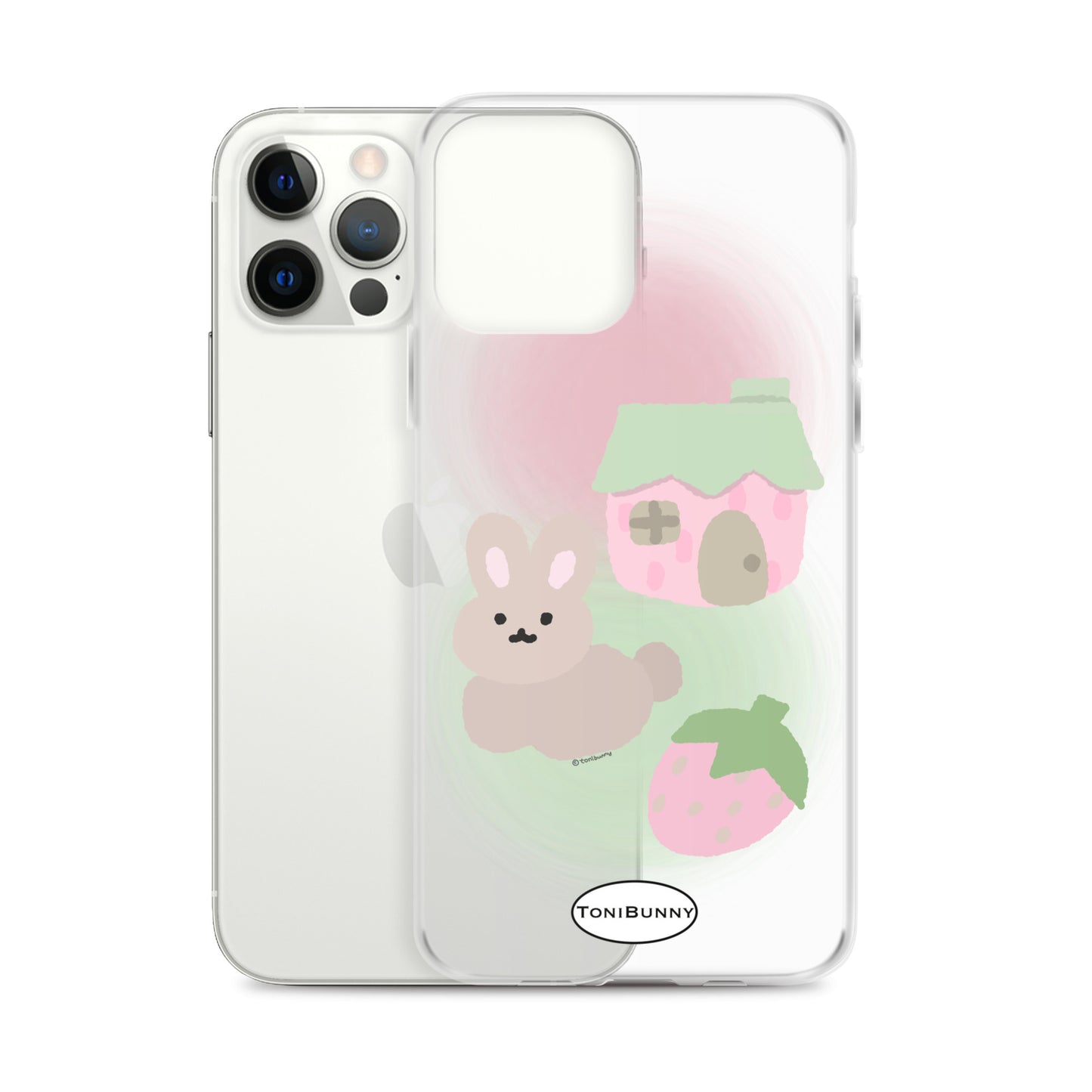 ๐ Pink ToniBunny Cottage iPhone Clear Case ๐