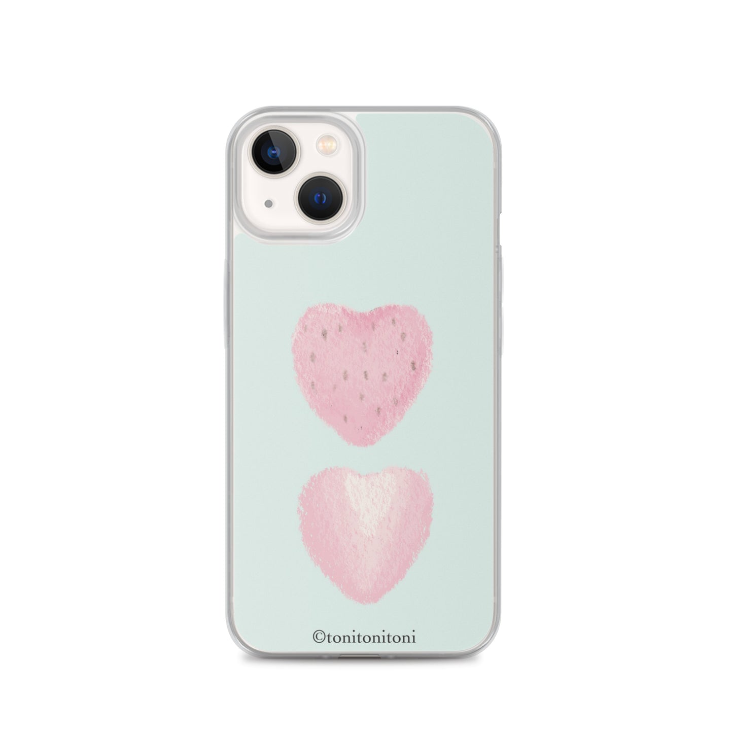 🍓Blue Strawberry iPhone Clear Case🍓