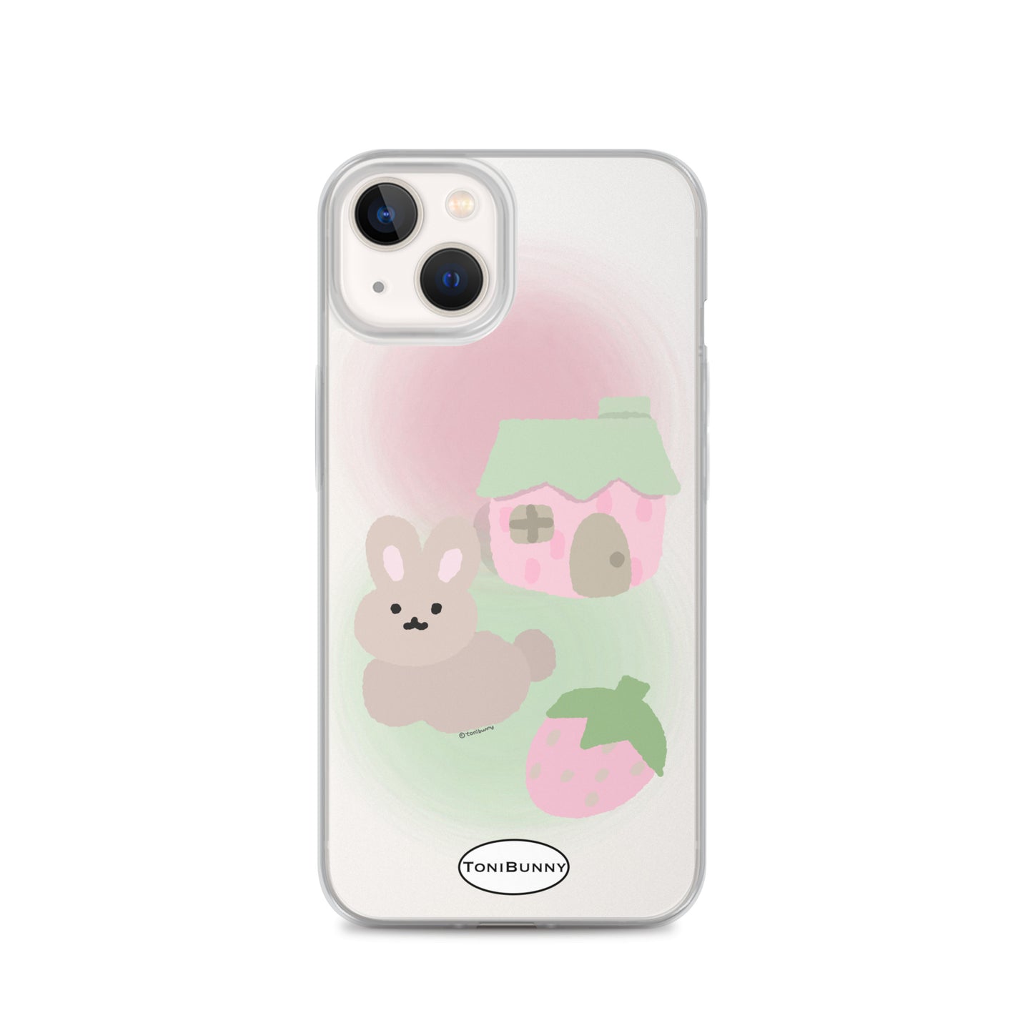 ๐ Pink ToniBunny Cottage iPhone Clear Case ๐