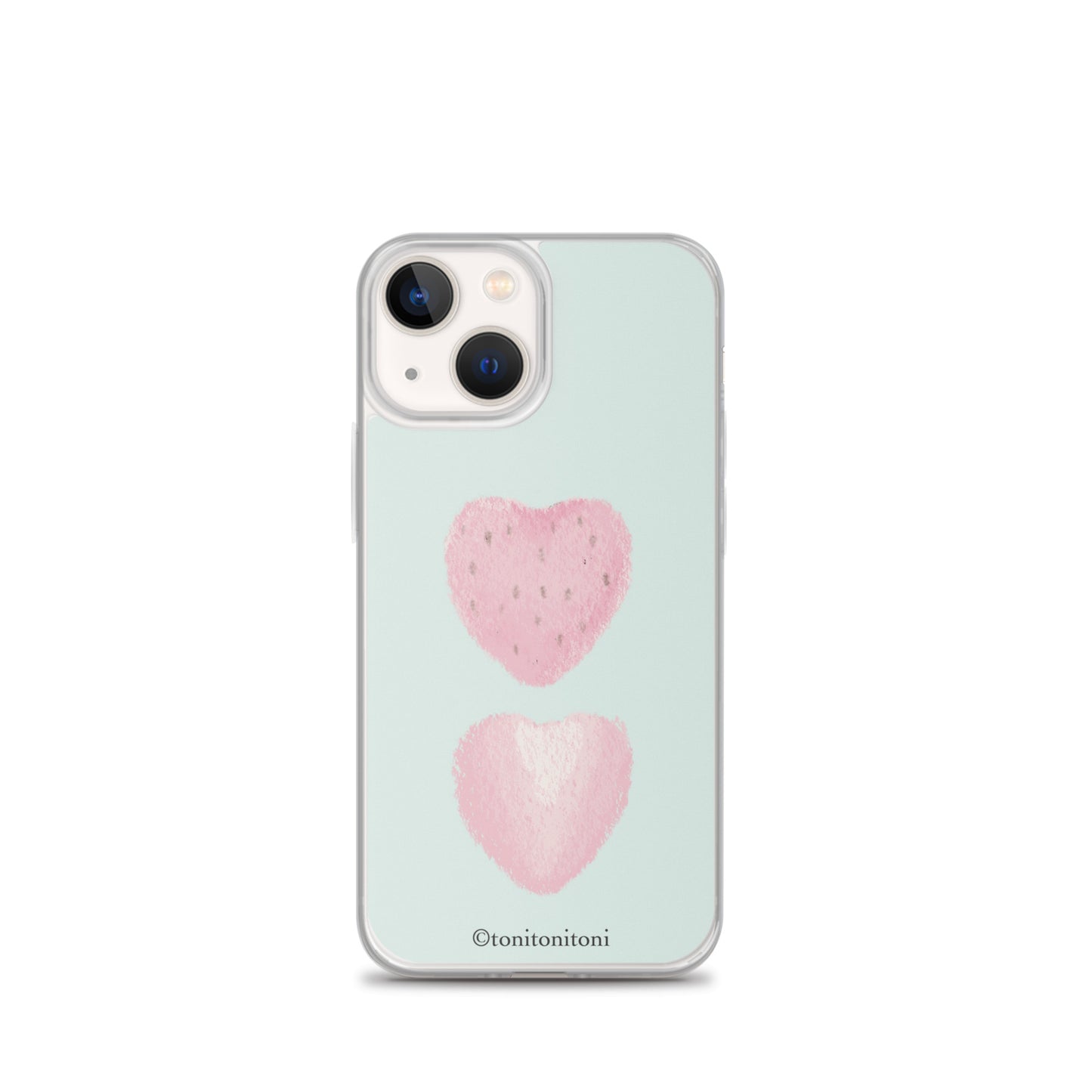 🍓Blue Strawberry iPhone Clear Case🍓