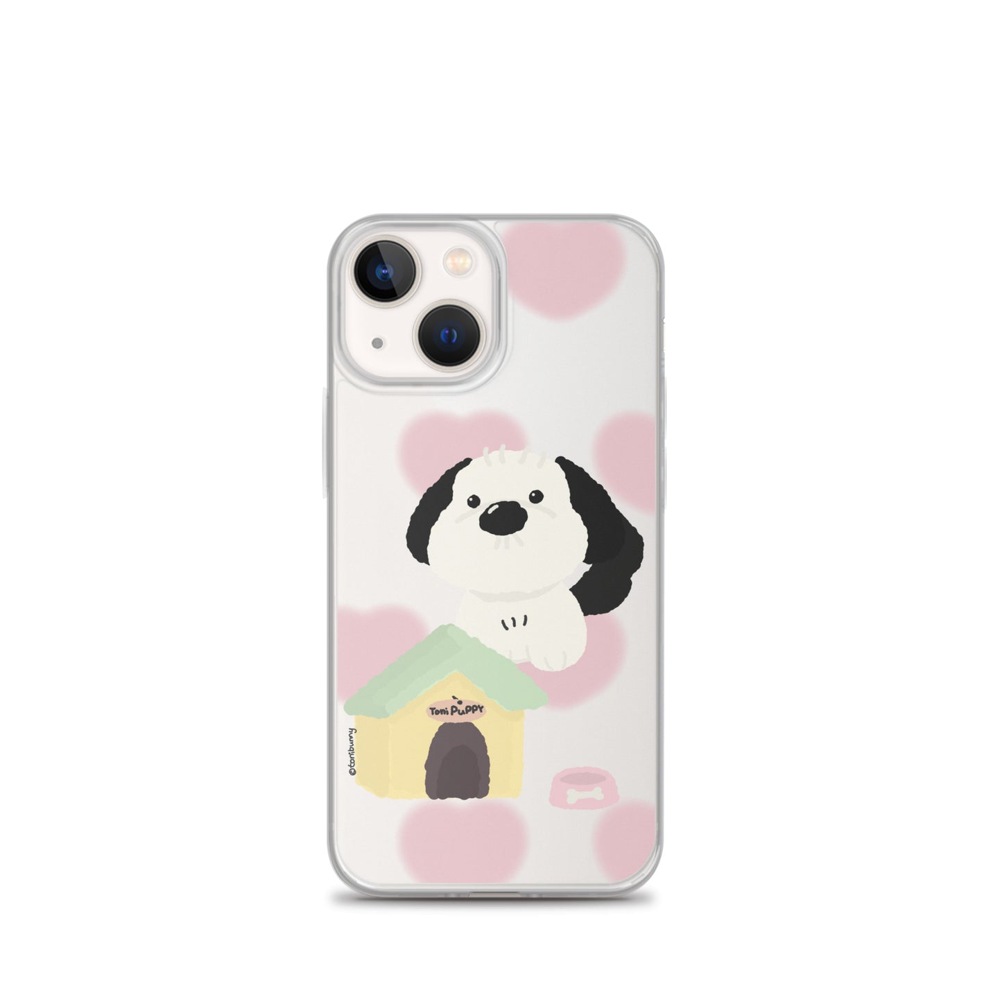 ๐ถ Pink Pattern ToniPuppy iPhone Clear Case ๐ถ