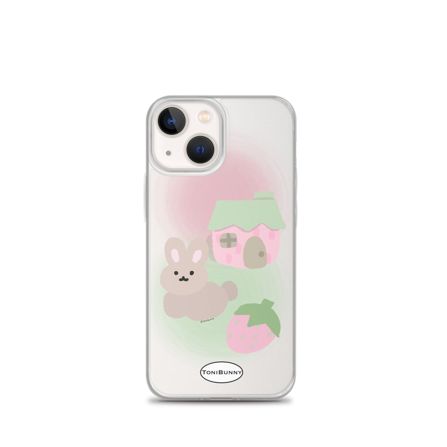 ๐ Pink ToniBunny Cottage iPhone Clear Case ๐