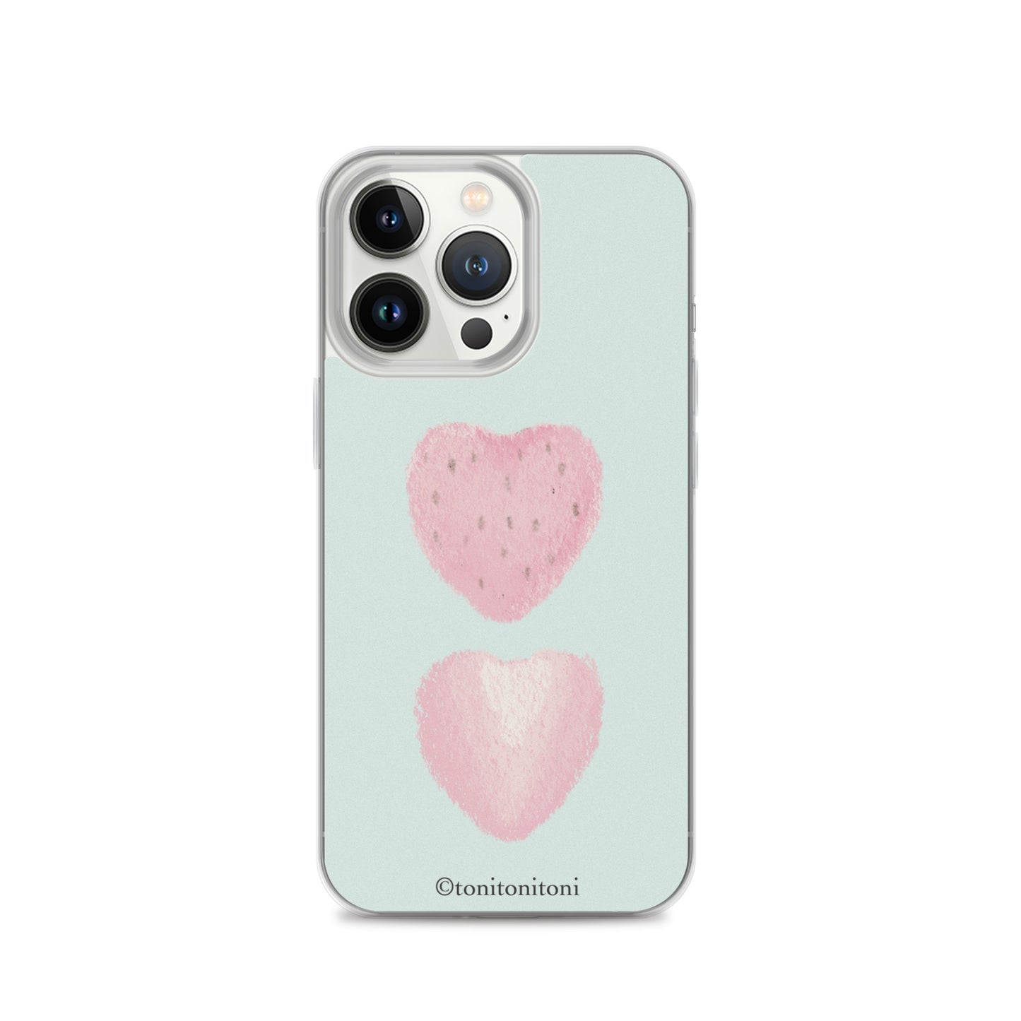 🍓Blue Strawberry iPhone Clear Case🍓