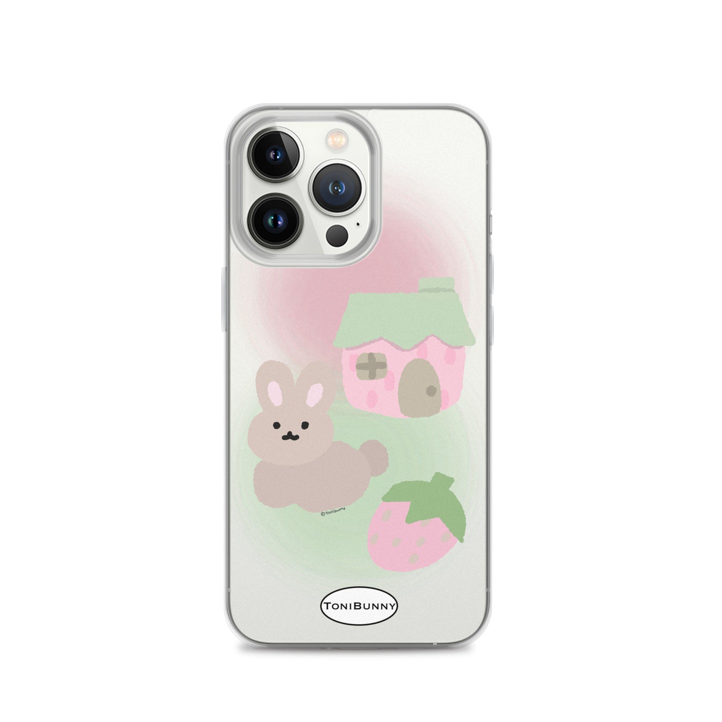 ๐ Pink ToniBunny Cottage iPhone Clear Case ๐