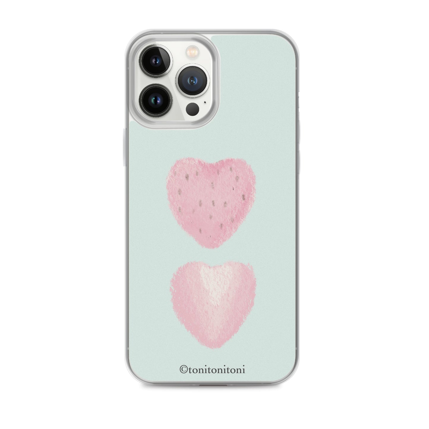 🍓Blue Strawberry iPhone Clear Case🍓