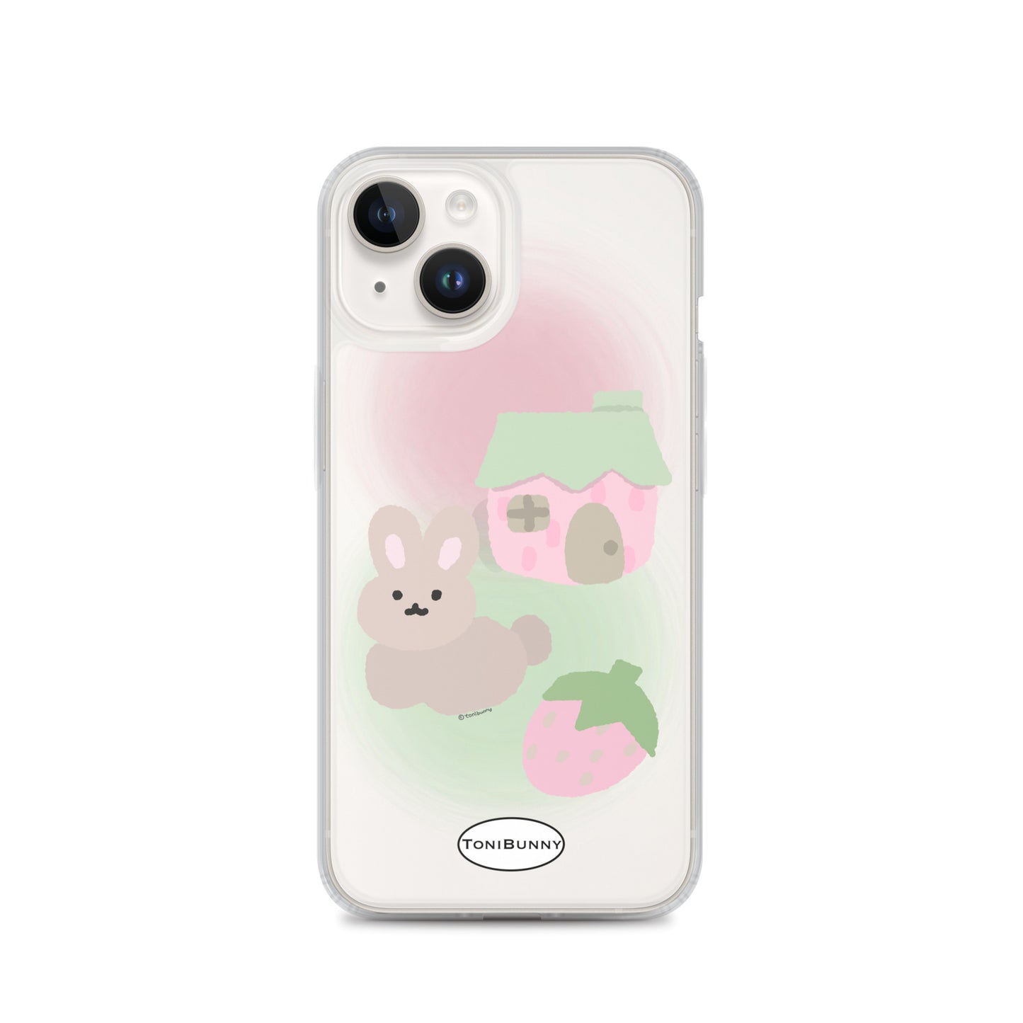 ๐ Pink ToniBunny Cottage iPhone Clear Case ๐