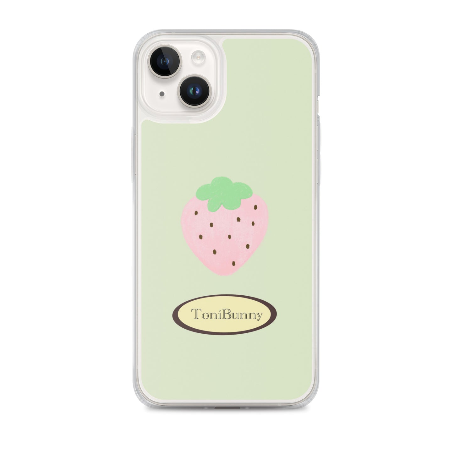 ๐ Green Strawberry iPhone Clear Case๐