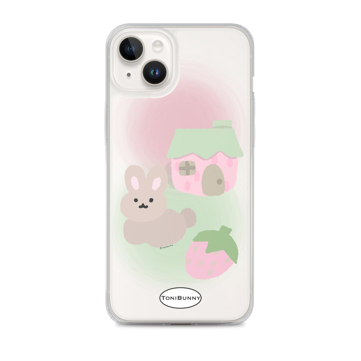 ๐ Pink ToniBunny Cottage iPhone Clear Case ๐