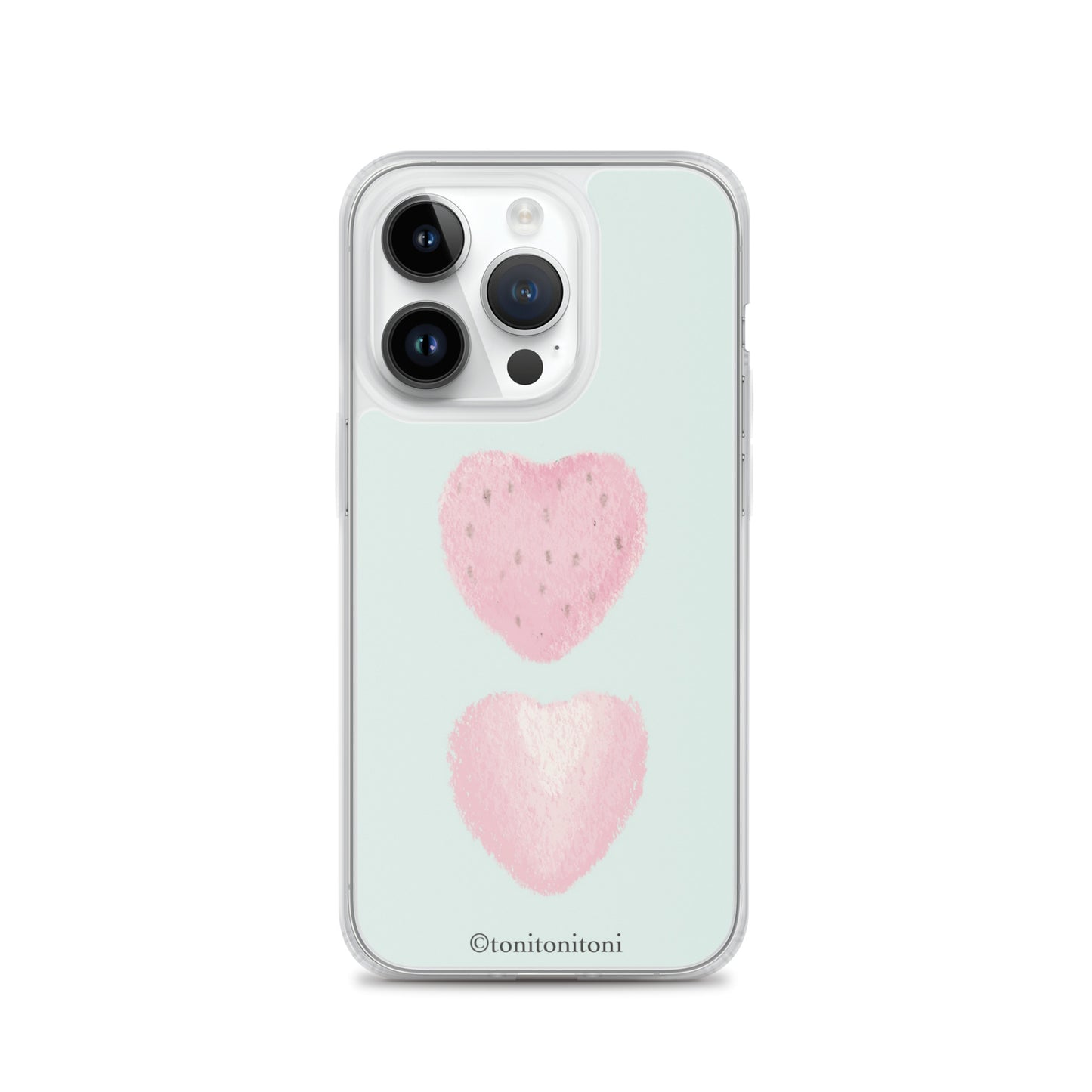 🍓Blue Strawberry iPhone Clear Case🍓