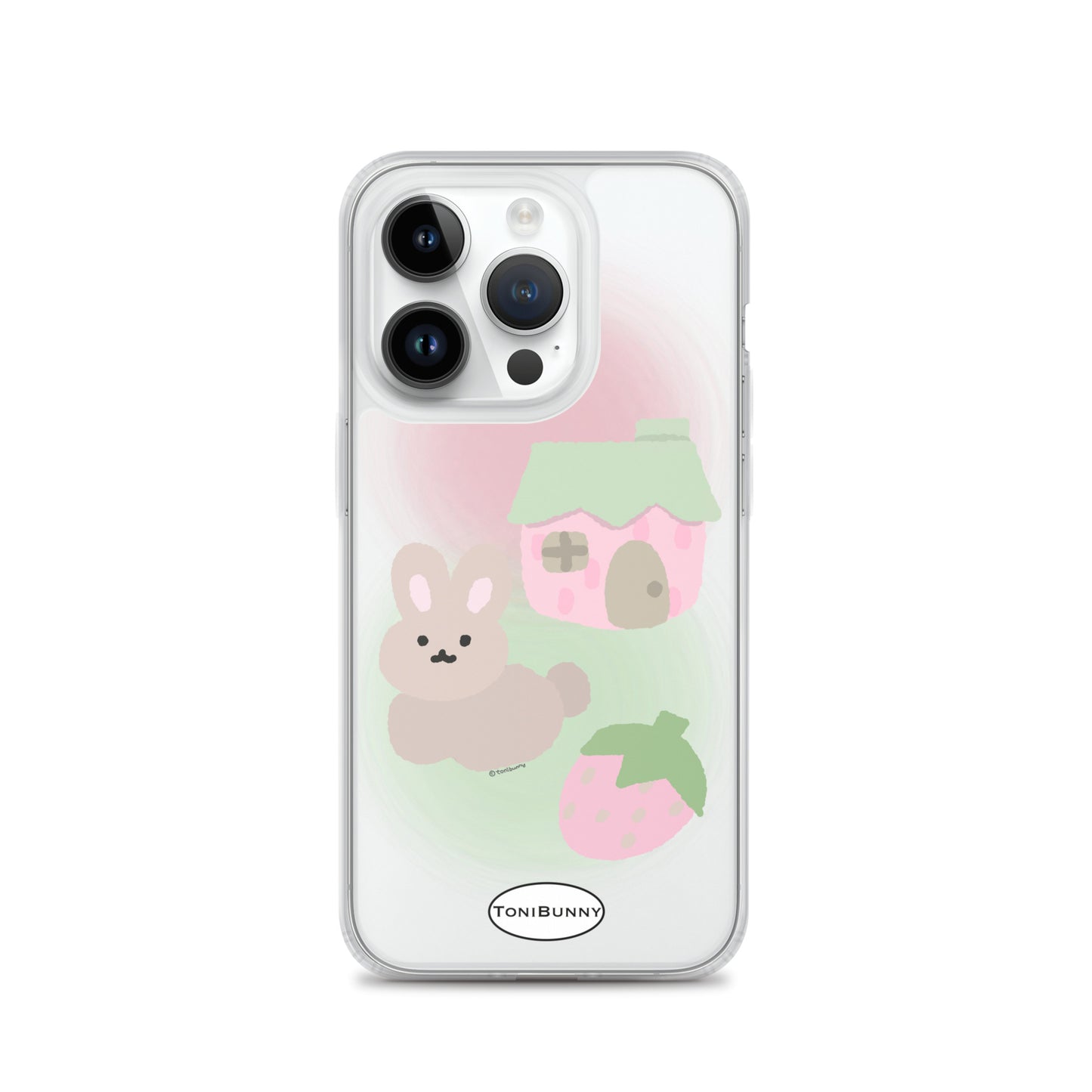 ๐ Pink ToniBunny Cottage iPhone Clear Case ๐