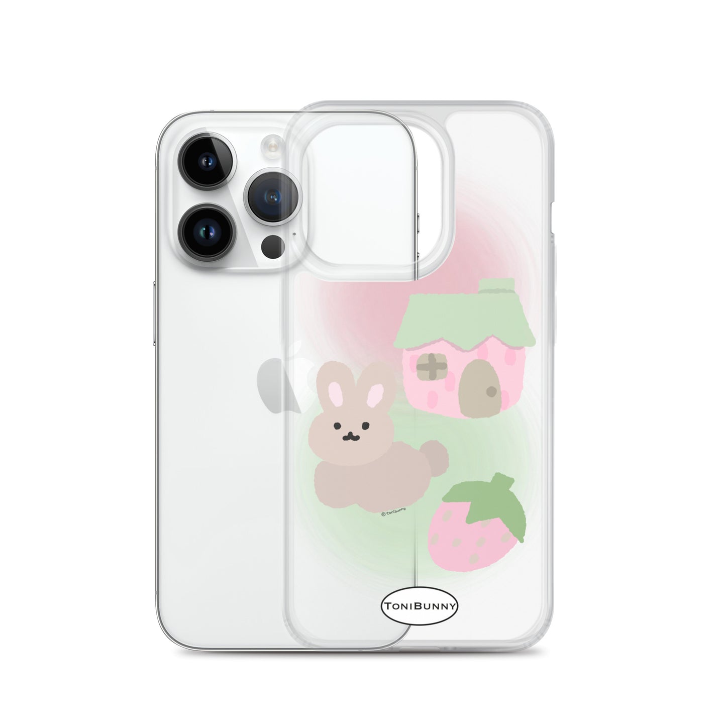 ๐ Pink ToniBunny Cottage iPhone Clear Case ๐