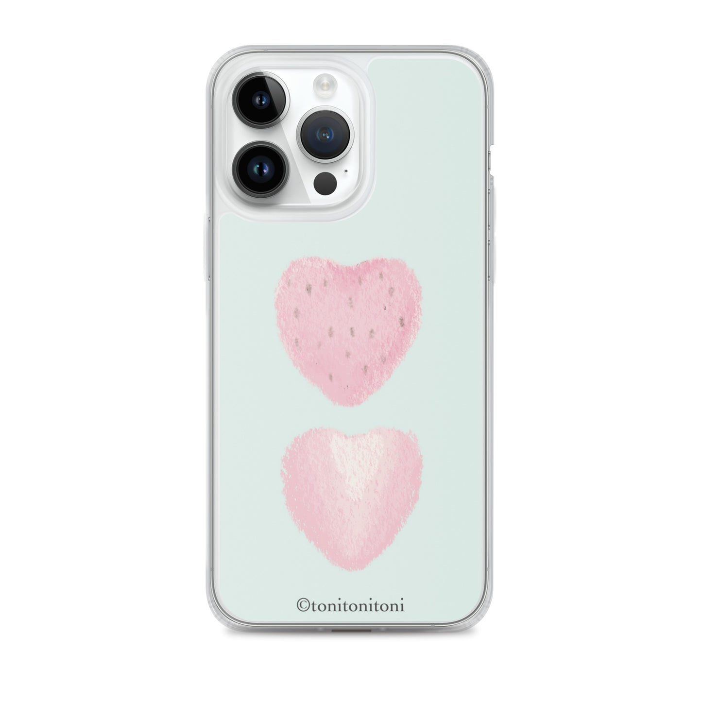 🍓Blue Strawberry iPhone Clear Case🍓