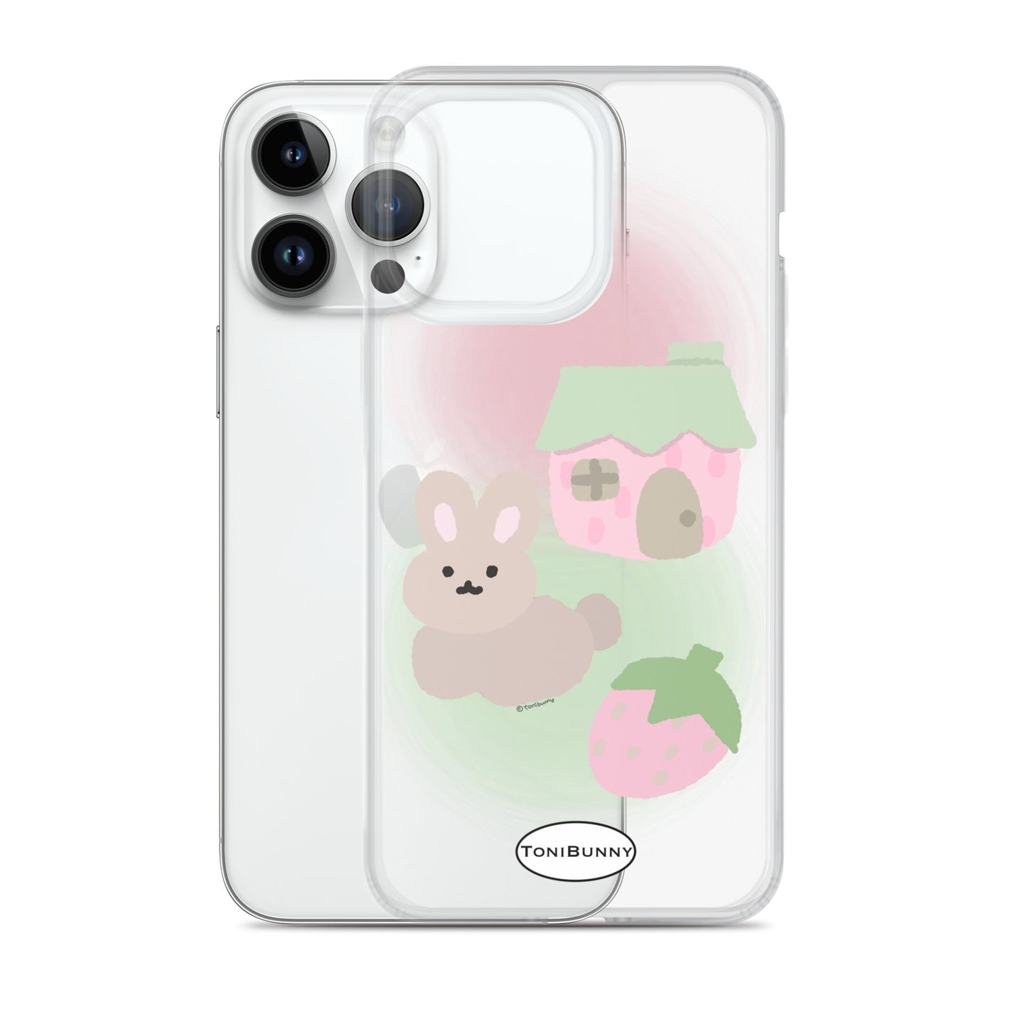๐ Pink ToniBunny Cottage iPhone Clear Case ๐