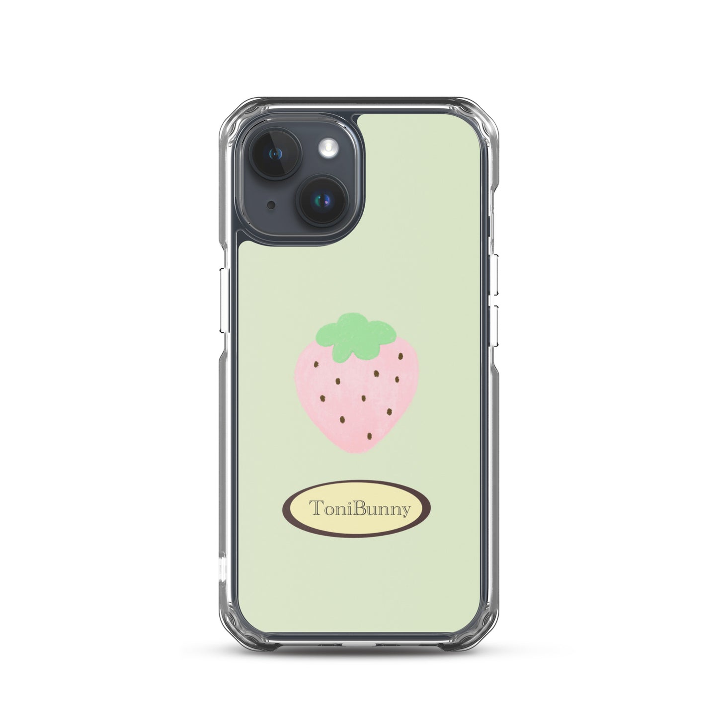 ๐ Green Strawberry iPhone Clear Case๐
