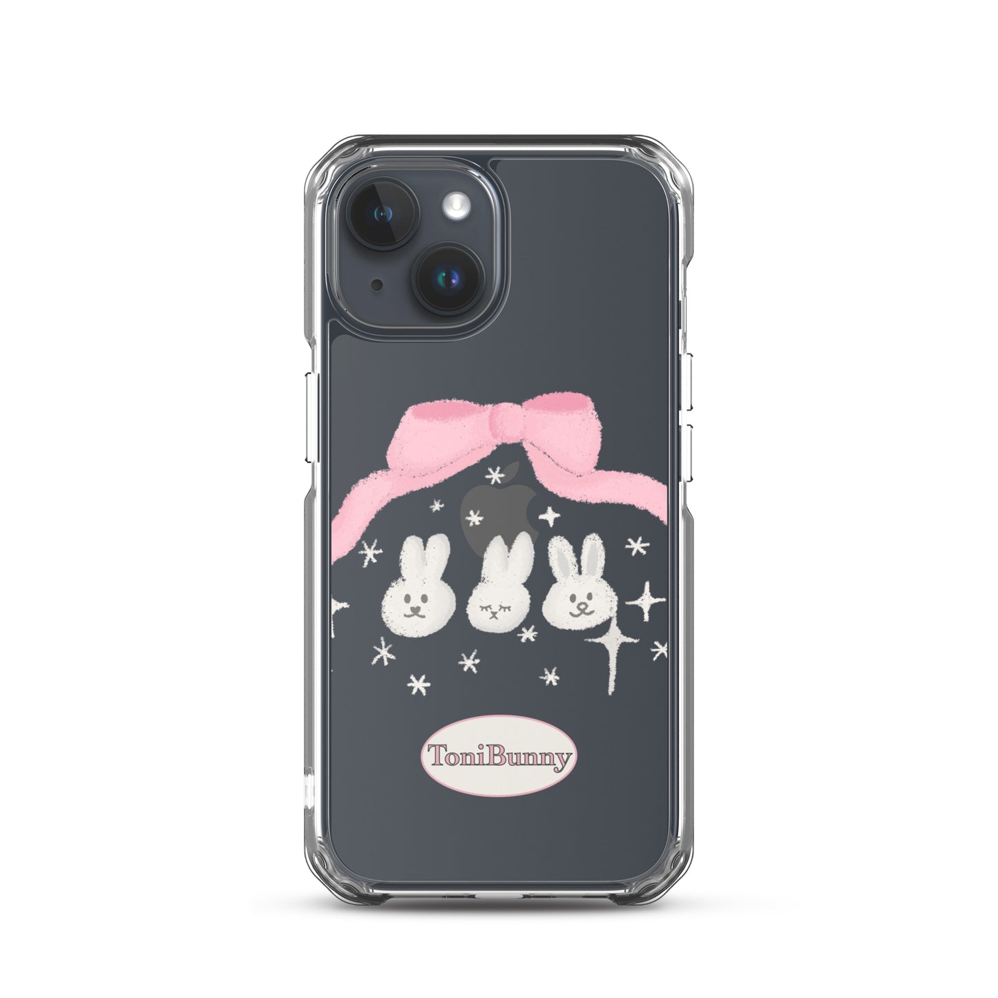π ToniBunny Ribbon Bunny Friends iPhone Clear Case π