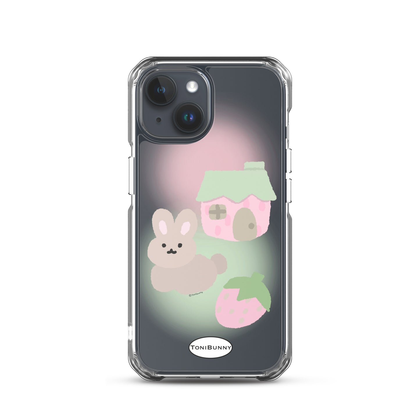 ๐ Pink ToniBunny Cottage iPhone Clear Case ๐