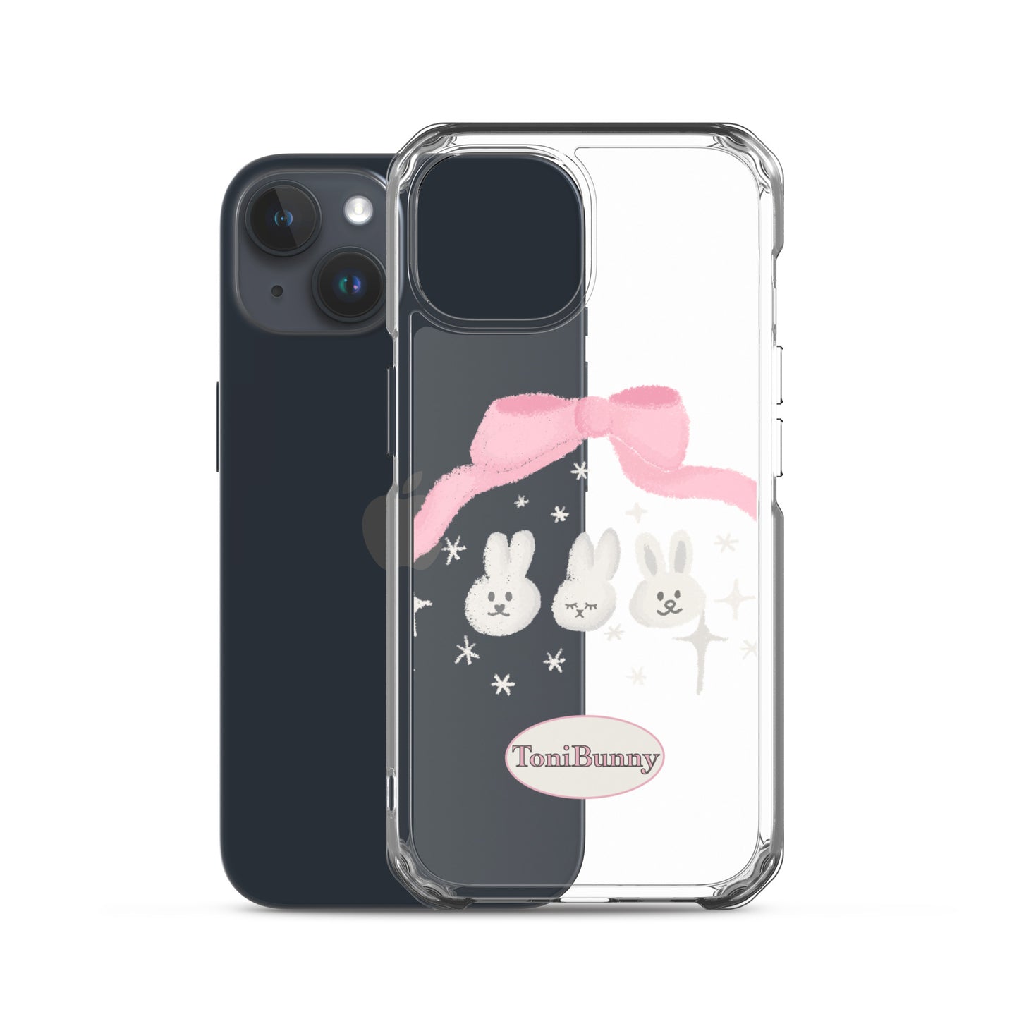 π ToniBunny Ribbon Bunny Friends iPhone Clear Case π