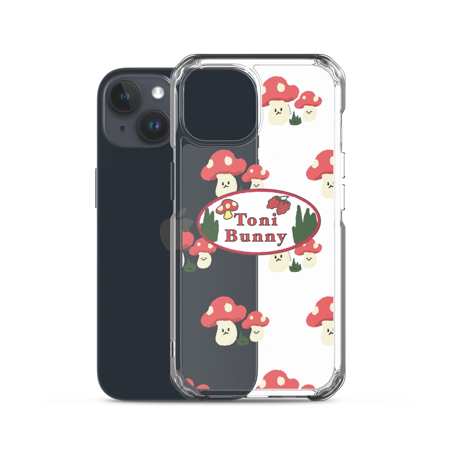 π ToniBunny Mushroom Logo iPhone Clear Case π