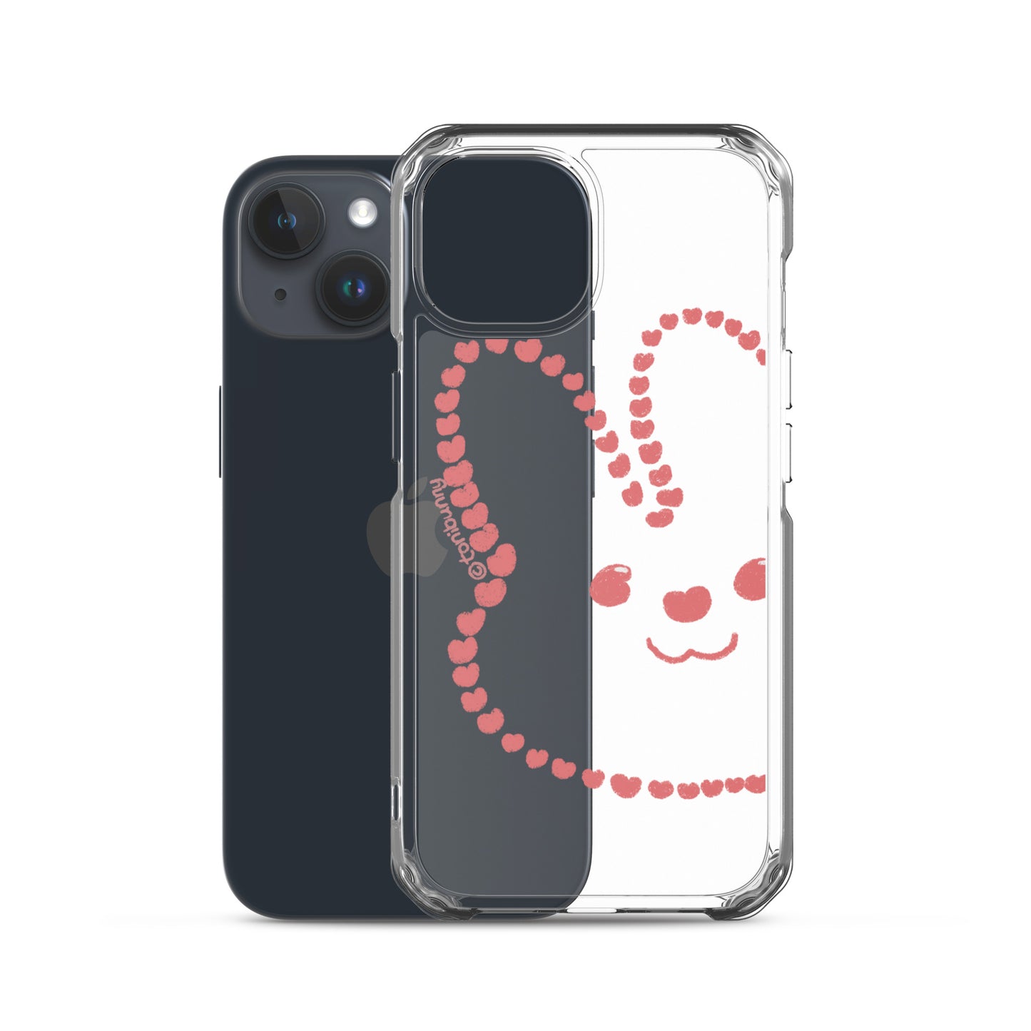 💖 Heart Bunny iPhone Clear Case 💖