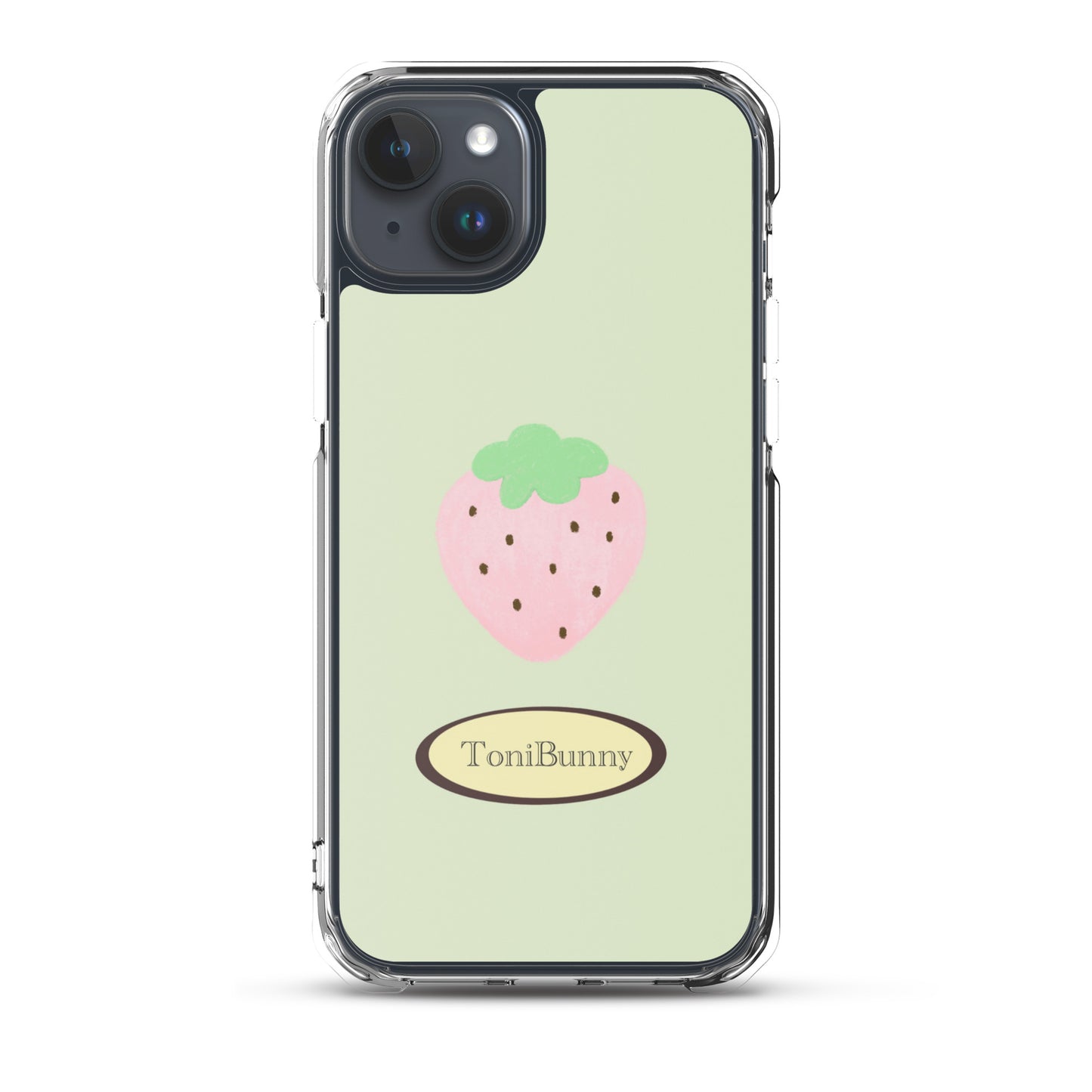 ๐ Green Strawberry iPhone Clear Case๐