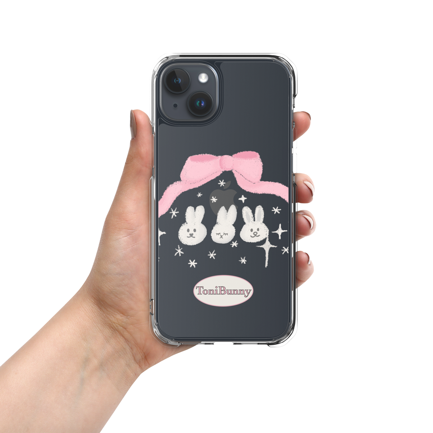 π ToniBunny Ribbon Bunny Friends iPhone Clear Case π