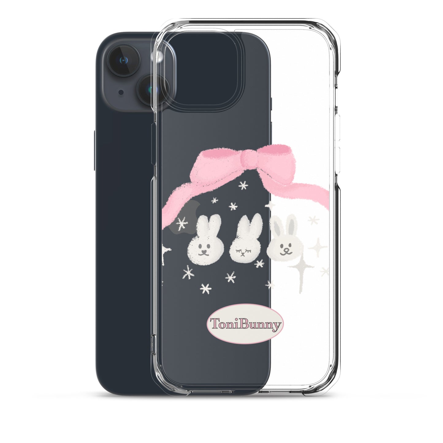 π ToniBunny Ribbon Bunny Friends iPhone Clear Case π