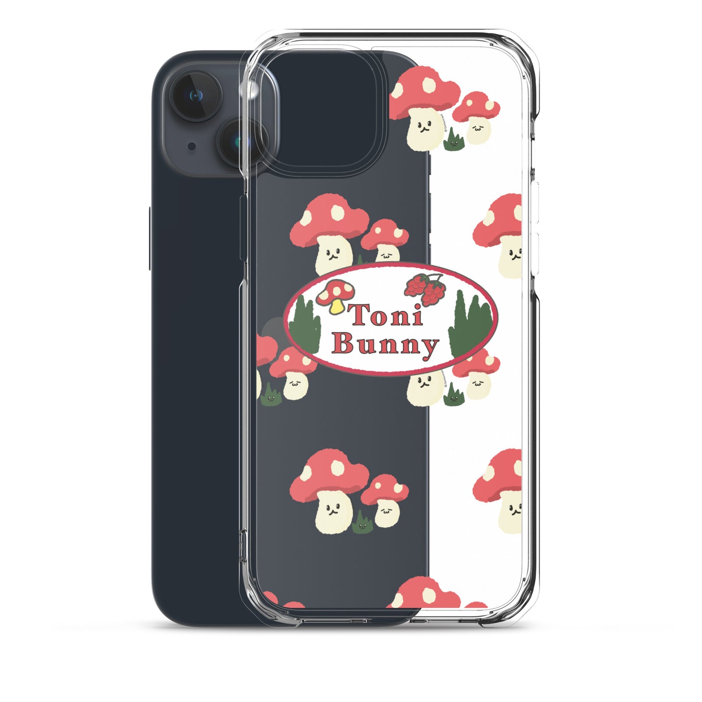 π ToniBunny Mushroom Logo iPhone Clear Case π