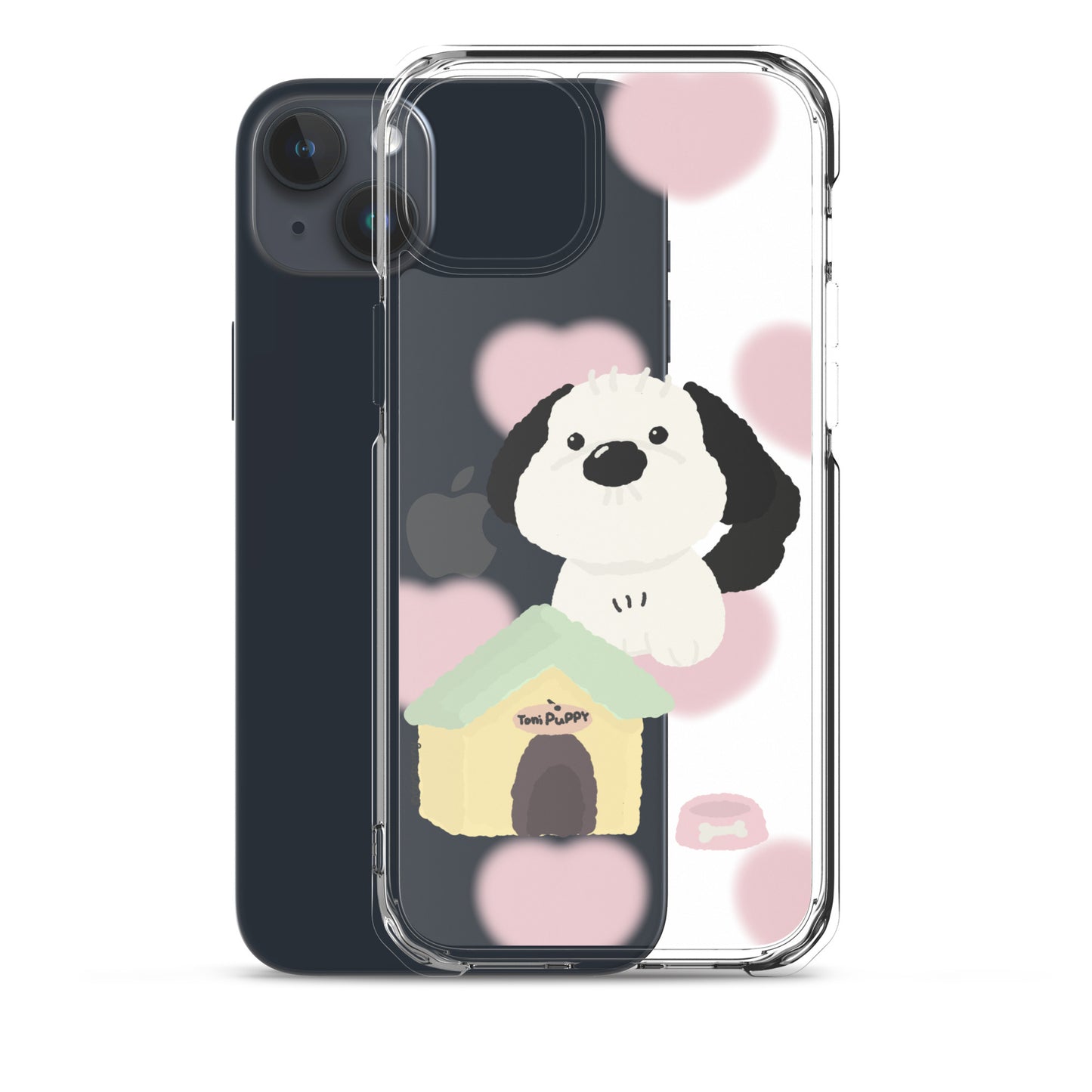 ๐ถ Pink Pattern ToniPuppy iPhone Clear Case ๐ถ