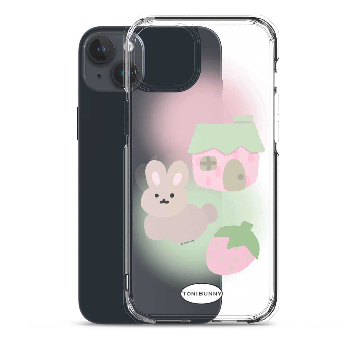 ๐ Pink ToniBunny Cottage iPhone Clear Case ๐