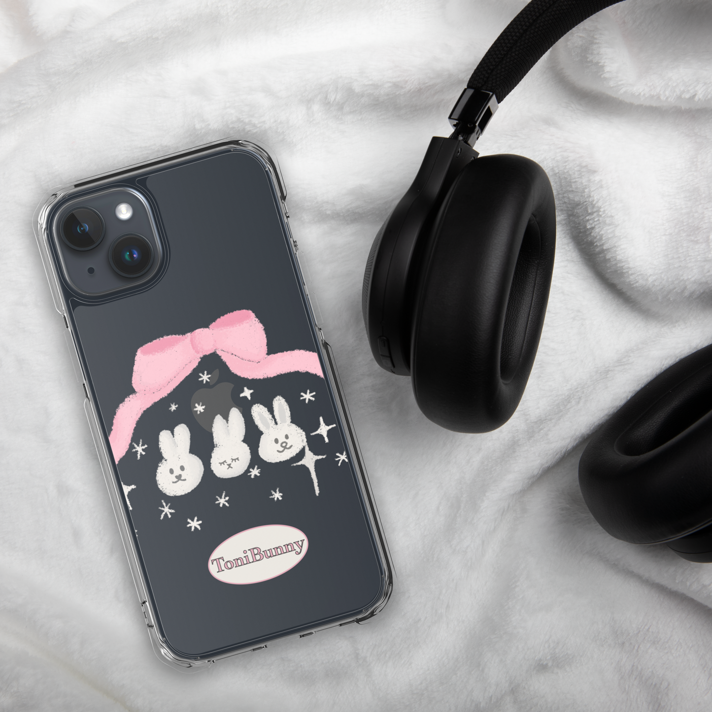 π ToniBunny Ribbon Bunny Friends iPhone Clear Case π