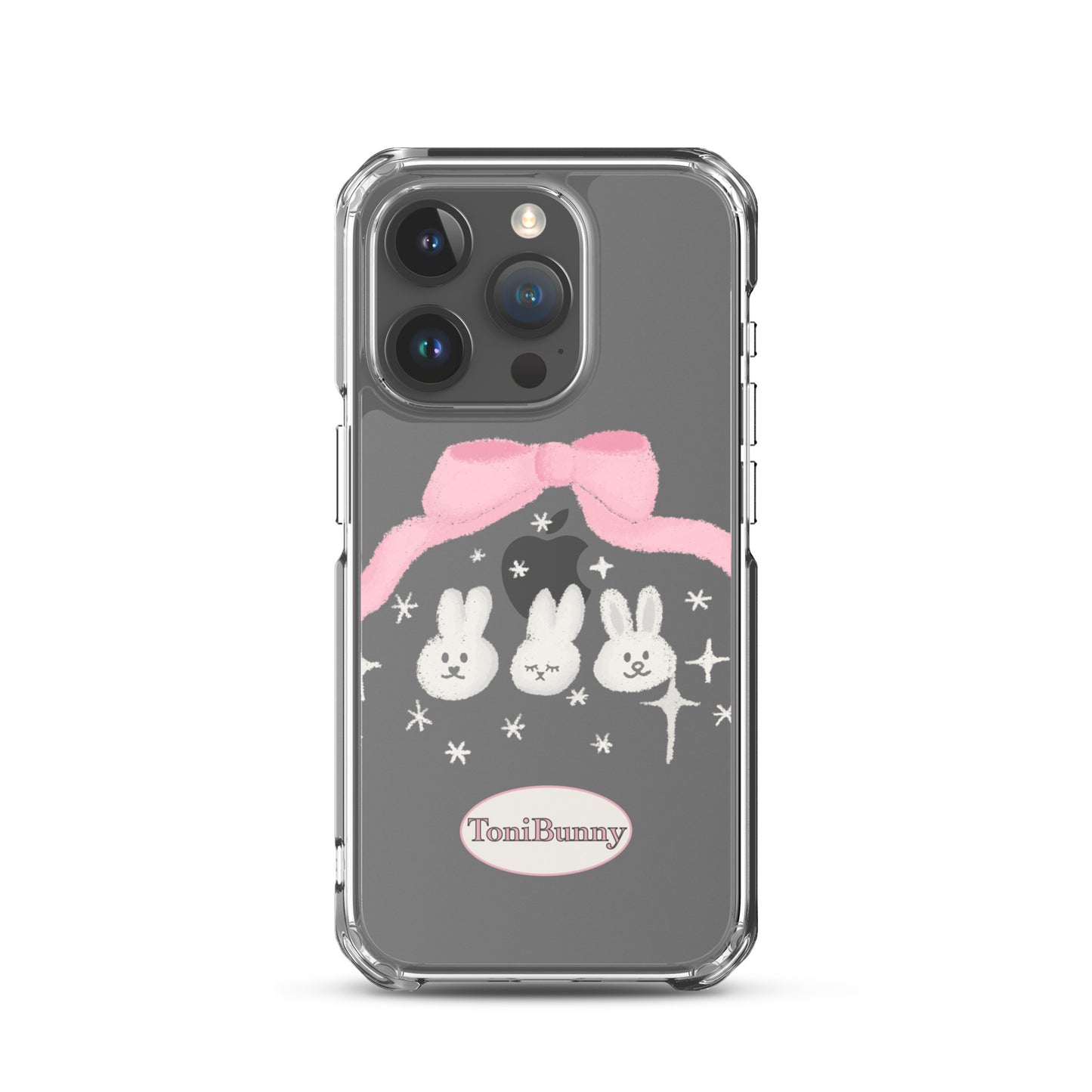 π ToniBunny Ribbon Bunny Friends iPhone Clear Case π