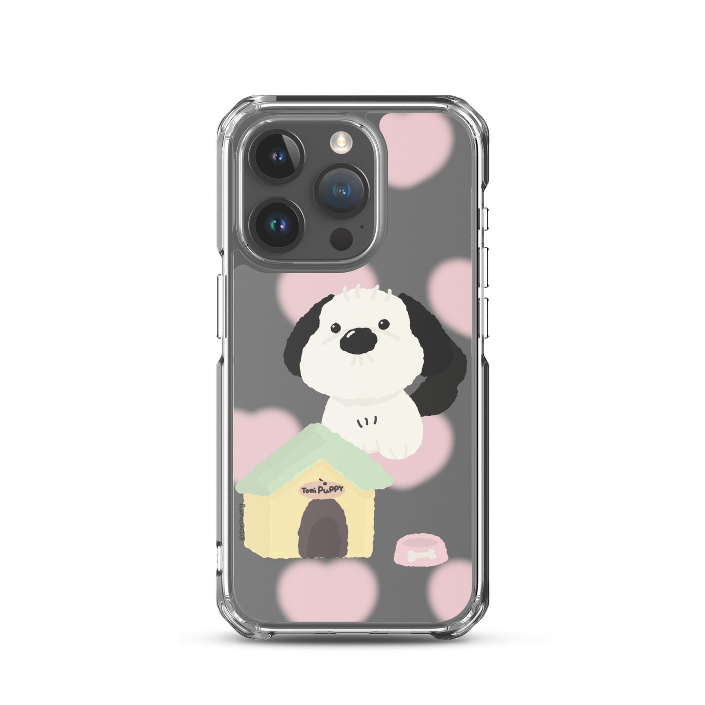 ๐ถ Pink Pattern ToniPuppy iPhone Clear Case ๐ถ