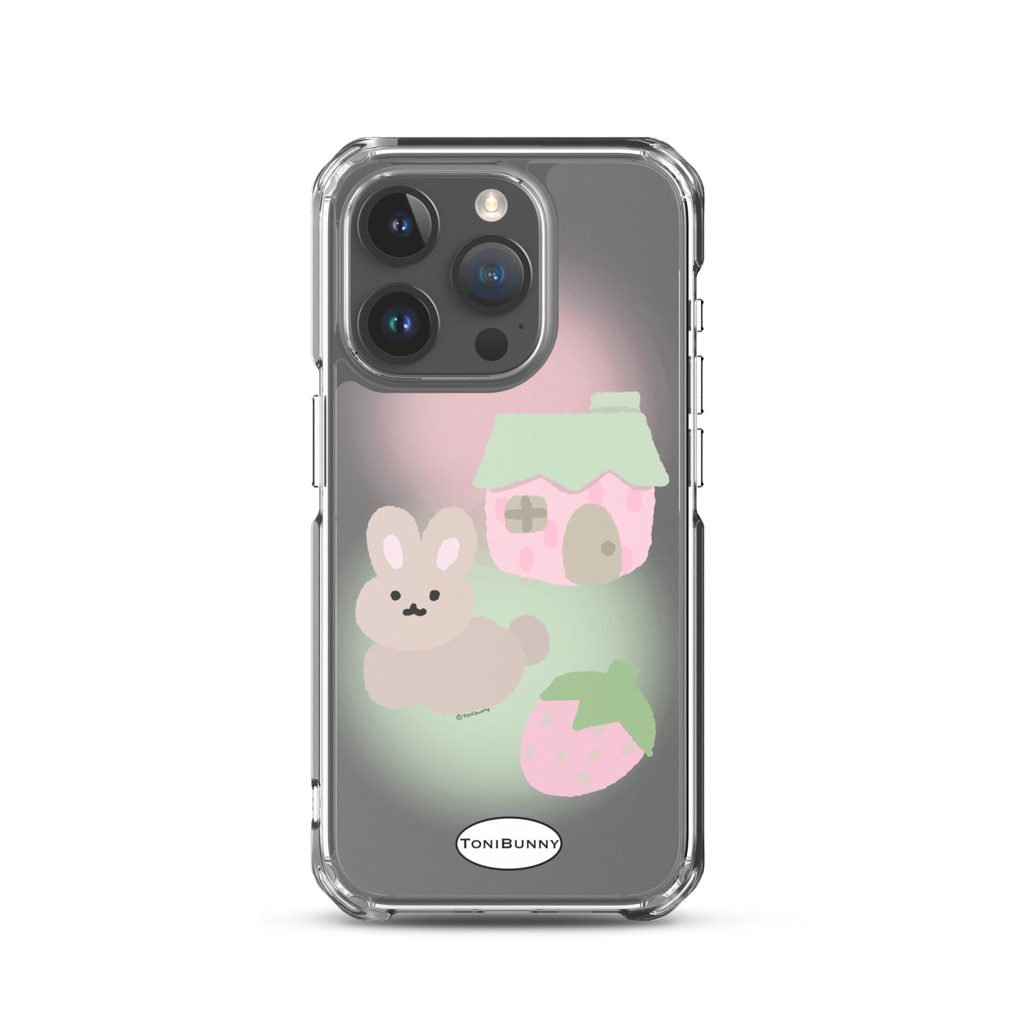 ๐ Pink ToniBunny Cottage iPhone Clear Case ๐