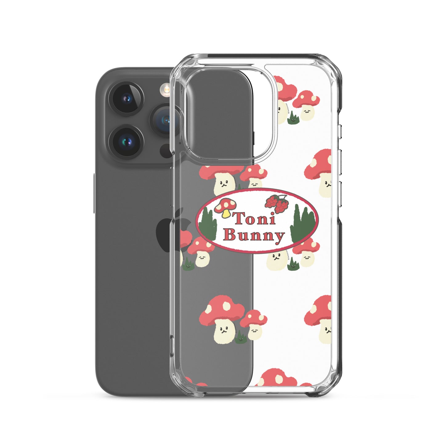 π ToniBunny Mushroom Logo iPhone Clear Case π