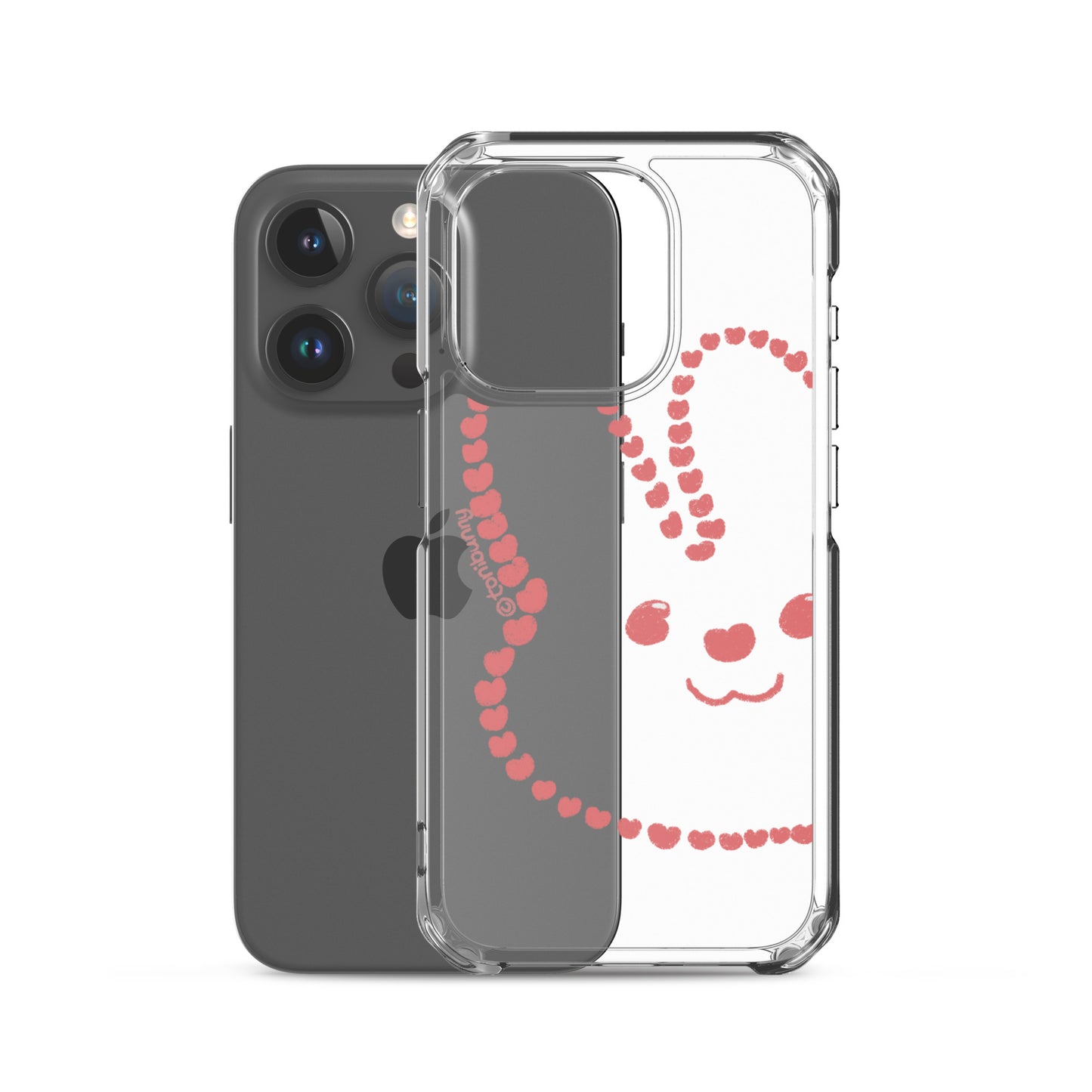 💖 Heart Bunny iPhone Clear Case 💖